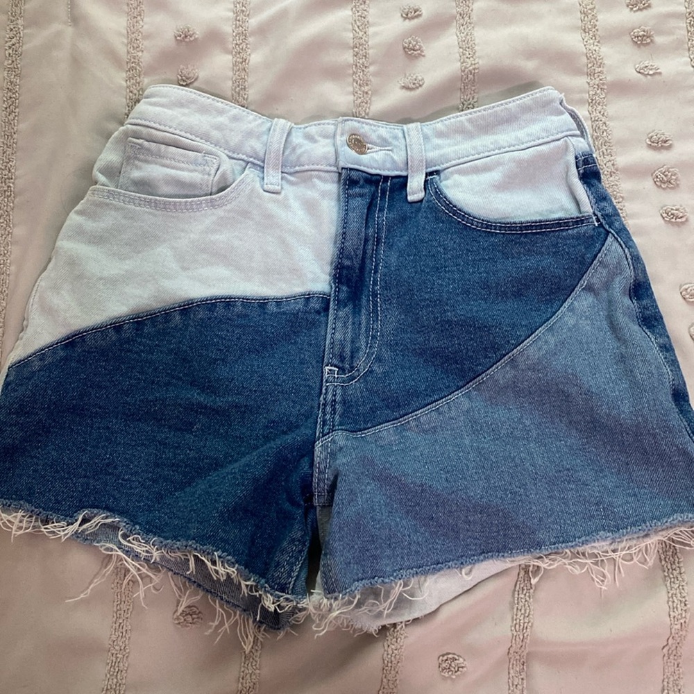 denim shorts